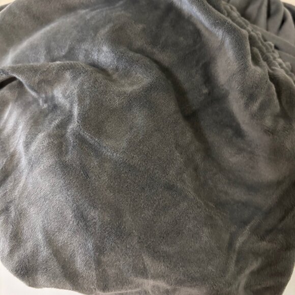 Gray Velvet Sofa/Couch Cover - Picture 3 of 3